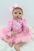 NPKDOLL Baby Reborn Doll 22 Inch Lifelike Soft Silicone Reborn Toys Fashion Gift For Girls Newborn Babies Toys