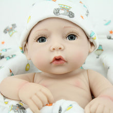 NPKDOLL 10 Inch Doll Reborn Full Vinyl Baby Reborn Doll For Kids Gift Playmate Toys 28 CM